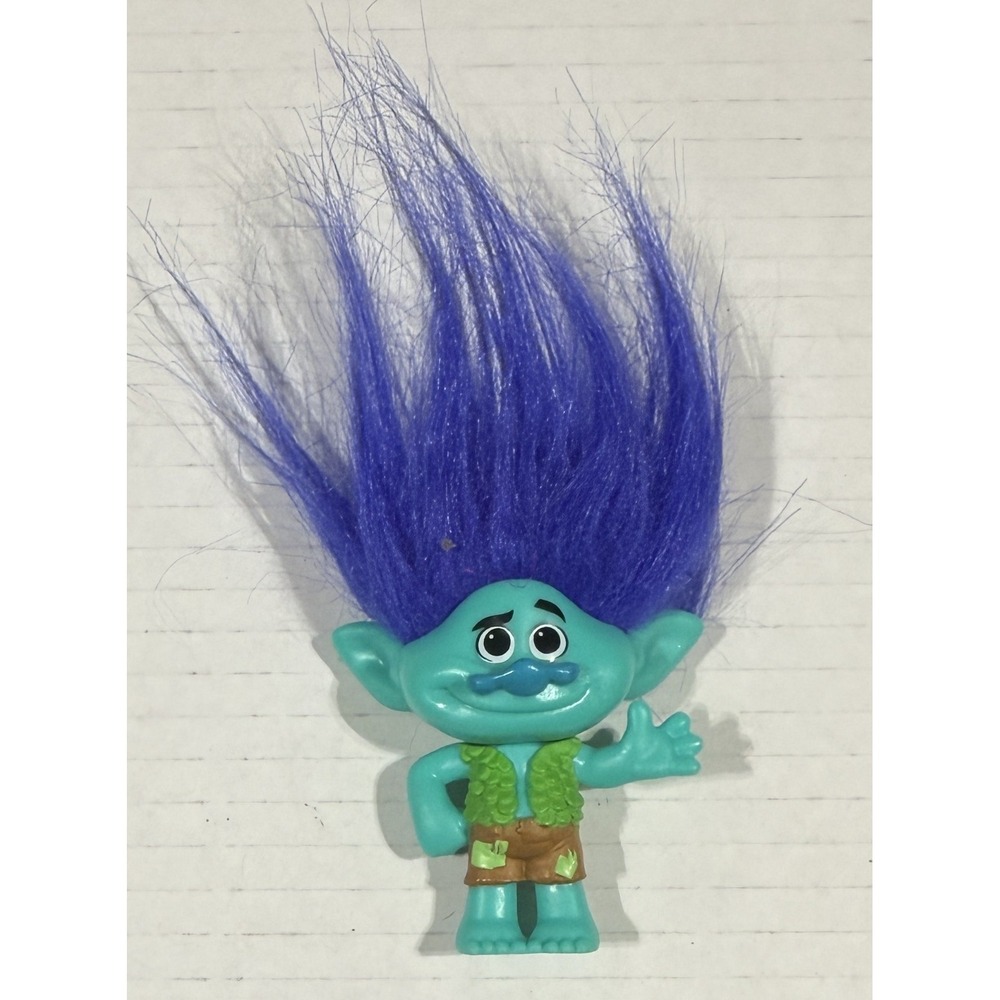 DREAMWORKS Troll - Branch Figure - Blue Hair - Hasbro‎ 2015